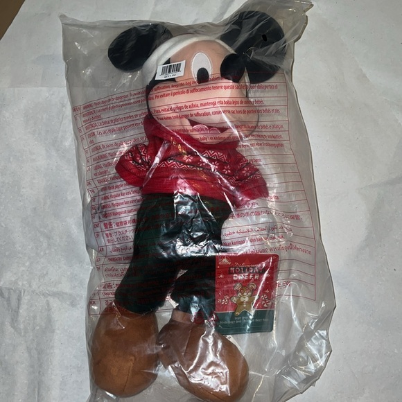 Disney Mickey Mouse Holiday Plush – Medium 16 1/4'' - Picture 5 of 8